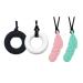 CHAUS BIENTRING HELLATE DONUT and SEDET form soft sensory foster tool for children with teeth ADHD autism biting needs oral motor skills chewing trailers for adults and babies 4 pieces