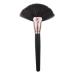 Glamza Black and Rose Gold Fan Highlight Brush Face Body Contour Blending Contouring