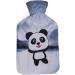 Shop Beautiful Large Panda Hot Water Bottle - 1.7L Polyester/Rubber | International Shipping Available - Buy Online on GoSupps.com