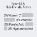 Geologie Vitamin C+E Ferulic Acid Face Serum - Brightening & Firming Anti-Aging Gel Stabilized Vitamin C Hyaluronic Acid - 30 ML - Buy Online on GoSupps.com