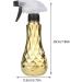 FRCOLOR Shaper Hairspray Bottle - Refillable Spray Bottle for Travel & Gardening | Golden Plastic Water Mister - Buy Online on GoSupps.com