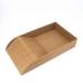 juler Tortoise Wood Grain Bath Tub Tortoise Lizard ABS Plastic Stepped Food Bowl Climbing Pet Sun Terrace (Brown)