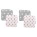 Lurrose 4 pieces of storage bags for women's bandages Contemporary container pockets Cosmetic coot bags pockets for the first period coin bag Napette cotton travel multifunction such as shown