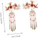 FRCOLOR 3 Pairs Chinese Style Hairpin Hair Jewels for Women Tassel Hairpins Tassel Barrette Traditional Chinese Hair Clip Classic Flower Hair Clip Hair Pin Hanfu Child Alloy Chopsticks - Buy Online on GoSupps.com