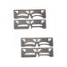 FOMIYES 4 Pcs Eyebrow Ruler Eyebrow Shaping Template Brow Shaping Stencil Artifact Eyebrow Trimming