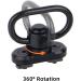 Toopmount M-LOK QD Swivel Adapter - 1.33 Rotatable Locking Loop Base for Tactical Picatinny Rail - 2-Pack | International Shipping Available - Buy Online on GoSupps.com