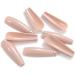 Coffin False Nails Long Fake Nails Nude Crystal Press on Nails Ballerina Acrylic Artificial Stick on Nails 24pcs for Women and Girls 1 count (Pack of 1) Nude - Buy Online on GoSupps.com