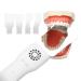 Scozia Intraoral SPIEGEL tooth orthopedic intraoral mirror 4 pieces of orthodontic intraoral photography 2-page dental reflector mirror for clinic dentist silver