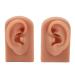 Realistic Silicone Human Ear Model - Dark Skin Tone Pierced for Jewelry Display - Flexible & Reusable for Salons - Buy Online on GoSupps.com