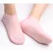 2 Pairs Silicone Moisturizer Socks Foot Spa Pedicure Socks for Women Non-Skidding Aloe Socks Soft Gel Socks for Dry Cracked Heel Toes Feet Care (Pink Beige) - Buy Online on GoSupps.com