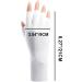 Uv Glove for Gel Manicures Breathable Uv Protection Gloves UPF50+ Fingerless Manicure Gloves for Nail Art Supplies White - Buy Online on GoSupps.com