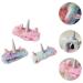 Milist Unicorn Washing Strap - Soft Coral Fleece Spa & Skincare Headbands (3 Pack) for Makeup Shower & Bathing - Buy Online on GoSupps.com