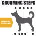 BV Dog & Cat Grooming Comb | 2-Sided Bristle & Pin Brush for Long & Short Hair Pets | Shedding Hair Remover for Medium Breeds - Buy Online on GoSupps.com