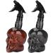 Spray Bottle Bottle Water for Barber Skull Shape 250ml Vintage Hairdressing Spray Mist Empty Water Bottle Sprayer Salon Barber Tools for Hair Styling Plants Pets Home Clean (Black) - Buy Online on GoSupps.com