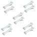 Utavu 10pcs Dog Bone Hair Clips  Pebbles Bones Barrettes Spooky Goth Hair Pins  Halloween Cosplay Costume Party Cavewoman White