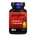 Caffeine + L-Theanine High Dose - 150 tablets with 200mg of caffeine + 200mg of L-theanine green tea extract per daily dose - 100% vegan and laboratory tested