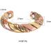 EnerMagiX Tri Tone Magnetic Copper Ring for Men - Unique Gift for Dad and Husband - Buy Online on GoSupps.com