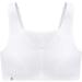 Glamorise Women's No Bounce Plus Size Camisole Sports Bra #1066 | 42DD White - Buy Online on GoSupps.com