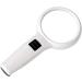 Portable Magnifier Ultra Clear Hand Held LED Lighting 30 Times Reading Optical ES for Reading Full of Stars