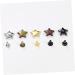 NUOBESTY 200 Sets Single-Sided Rivet Vintage Decor Star Shape Rivets DIY Luggage Accessories Manual Box - Buy Online on GoSupps.com