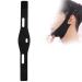 Men V Line Double Chin Reducer  Reusable Elastic Face Slimming Strap Lifting Bandage Belt Chin Up Patch Chin V Up Contour Tightening Firming Facial Lift Tape(Black)