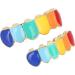 Verdant Touch Hip Hop Grillz Tooth Set - Shiny Multicolor Gold Halloween Accessories for Trendy Smile - Buy Online on GoSupps.com