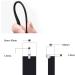 ZEALMAX Eyeglass Replacement Temples - Black Eyeglass Repair Parts | International Shipping Available - Buy Online on GoSupps.com