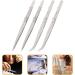 Frcolor 4-Piece Stainless Steel Precision Pink Tweezers Set for Jewelry Crafts & Multi-Use - Anti-Rust Tool - Buy Online on GoSupps.com