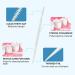 Shop Taozoey 400 Double-Sided Plastic Toothpicks for Effective Oral Care | Portable Interdental Brushes for Cleaning Tooth Gaps - International Shipping Available - Buy Online on GoSupps.com
