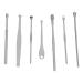 Spiral Head Earwax Pick Set Versatile Tools Stainless Steel Portable and Convenient Ideal for Home Use Suitable for Family Members Earwax Cleansing Kit Stainless Steel