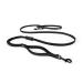 Ezydog jogging dog leash for small and medium -sized dogs - jogging leash runner lite 210cm - leash for jogging with dog reflective elastic with bungee jerk dampers (12mm black) 1.2 x 210cm black