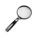 Handheld Magnifier Glasses Old Man Reading HD Gift 6X Glass for Read Books Newspaper Maps Needlework Soldering Repair Black Made in China