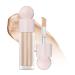 U-Shinein Liquid Highlighter  Highlight Body Shimmer  Liquid Luminizer Shimmer Stick  Waterproof Smooth Cream Highlighter  Long-lasting Face Liquid Highlighter  Pearl White Body Highlighter Makeup -02