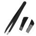 Premium Eyebrow Tweezers Set - 2 Stainless Steel Makeup Beauty Tools for Home & Salon Use | Perfect Hair Removal Clips - Buy Online on GoSupps.com