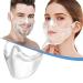 BeiYoYo Durable Clear Face Mask, Reusable Transparent Face Protection, Visible Expression,Breathable and Prevent Glasses Fog (1PC) 1 Count (Pack of 1)