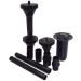 Angoter Fountain Pump Nozzle Set Multifunction Plastic Waterfall Garden Spray Heads for Pool Pond Fountain Submersible Pump - Buy Online on GoSupps.com
