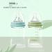 Baby Bottle Glass Wide Neck  Closer to Breastfeeding  Slow Flow Nipple  Anti-Colic  4 Ounce  2 Count (Blue) Blue 1 Count (Pack of 1) - Buy Online on GoSupps.com