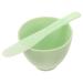 Healeved 1 Set of Facial Mask Bowl with Stick Cosmetics Mask Mixing Bowl Facial Mask Making Accessories 10.50X10.50X7.60CM Green