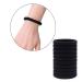 24 Large Cotton Stretch Hair Ties - Black Ponytail Holders for Curly & Thick Hair | Durable & Soft Hair Bands - Buy Online on GoSupps.com