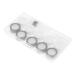 Ultechnovo 10 STK Duplex care box travel case for contact lenses contact lens organizer eye contact case contact case case contact tweezers simply AB medical plastic suitcase travel.