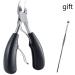 HCHGJKN Nail Clippers Toenail Ingrown Nail Art Cuticle Nipper Paronychia Clipper Edge Cutter Manicure Scissor Plier Tool Pedicure Dead Skin Trimmer - Buy Online on GoSupps.com