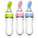 Milist 3st bag bite toys fruit bite toys for toddlers -toys fruit feeder rice cap bottle squeeze of bottles container food