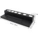 Baluue Curling Iron Rack Hair Curler Holder Hair Dryer Stand Kickstand Styler Holder Black Stainless Steel - Buy Online on GoSupps.com