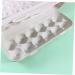LABRIMP Food Serving Tray 2pcs Egg Tray Holder with Lid Drawer Organizer with Lid Egg Holer Storage Box Egg Carton Portable Grey 30X11CM - Buy Online on GoSupps.com
