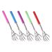 Moluckfu 5 pieces of tickle scratch back scratches for back scratches of useful scratches back scratch for adult body pull -in scratch claw telescopic back scratch