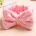 PULABO Polka Dot Bow Knot Wash Face Headband | Soft Makeup Hairband | High Quality & Safe for Skincare - Buy Online on GoSupps.com