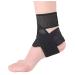 Ankle Compression Wrap Adjustable Ankle Bandage Elastic Breathable Ankle Brace for Outdoor Sports Protection (Medium)