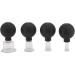 TYCIONG 4-Piece Glass Fire Cupping Set for Pain Relief - Body Face Leg Arm Back Shoulder & Muscle Therapy - Buy Online on GoSupps.com