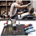 Barber Tools Organizer Mat | Flexible Anti-Slip Magnetic Pad for Clippers | Black Magnet Strip Station Pad for Hairstylist - Buy Online on GoSupps.com