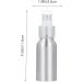 Zerodeko 3pcs Bottle Bitters Absinthe Steel Bottles Perfume Ml Toner Oil Portable Lid with Martini Aluminum - Buy Online on GoSupps.com